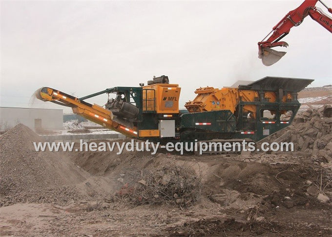 Three Spindle Mobile impact crusher